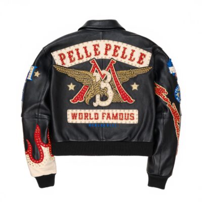 Pelle Pelle World Famous Crop Leather Jacket