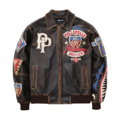 Marc-Buchanan-Pelle-Pelle-American-Bruiser-Mens-Distress-Brown-Real-Leather-Jacket