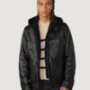 Men’s Adrian Leather Black Jacket