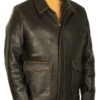 Men’s Adventurer Vintage Brown Leather Jacket - Image 2