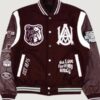 Men’s Alabama A&M University Motto 3.0 Varsity Maroon Jacket