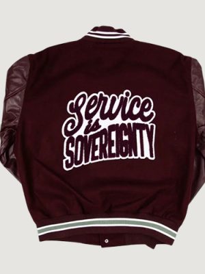 Men’s Alabama A&M University Motto 3.0 Varsity Maroon Jacket