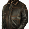 Men’s Arizona Route 66 Vintage Brown Leather Jacket