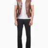 Men’s Auden Brown Leather Vest