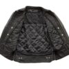 Men’s BiTurbo Leather Black Motorcycle Jacket - Image 2