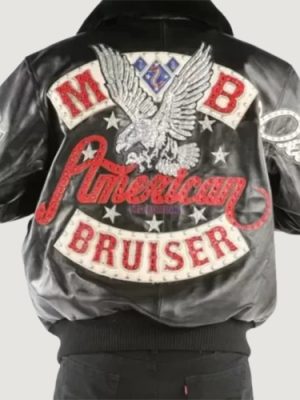 Men’s Black Pelle Pelle American Bruiser Jacket