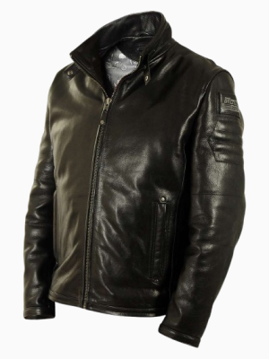 Men’s Chandler Route 66 Black Leather Jacket