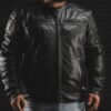 Men’s Chaos Leather Black Motorcycle Jacket