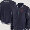 Men’s Chicago Bears Sideline Bomber Jacket - Image 2