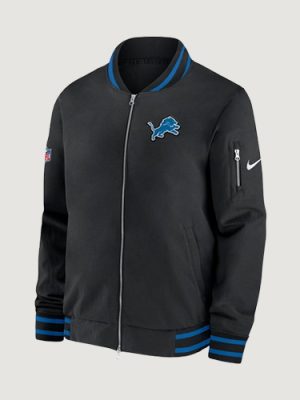 Men’s Detroit Lions Sideline Black Jacket