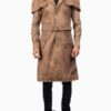 Men’s Deux Brown Leather Duster
