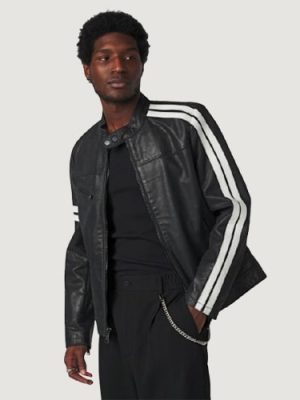 Men’s Donovan Striped Black Vintage Racer