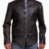 Men’s Drakeshire Brown Leather Jacket