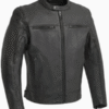 Men’s Top Performer Motorcycle Black Leather Jacket