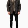 Men’s Furlong Black Leather Coat
