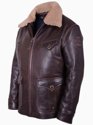 Men’s Graham Paige Vintage Brown Leather Jacket
