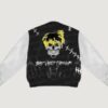 Men’s Juice WRLD Legends Never Die Black & White Varsity Jacket - Image 2