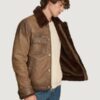 Men’s Lincoln Brown Trucker Jacket - Image 2