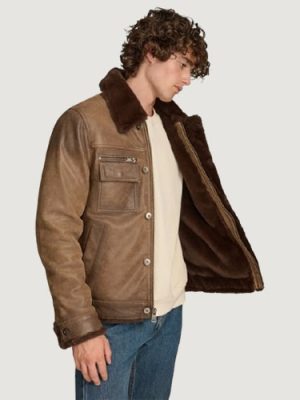Men’s Lincoln Brown Trucker Jacket