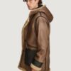 Men’s Logan Brown Faux Shearling Coat - Image 2