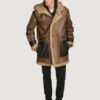 Men’s Logan Brown Faux Shearling Coat
