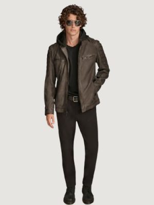 Men’s Mark Hooded Black Scuba Jacket