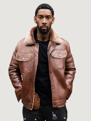 Men’s Shearling- Brown Brisa Denim (Tommy Egan Edition)