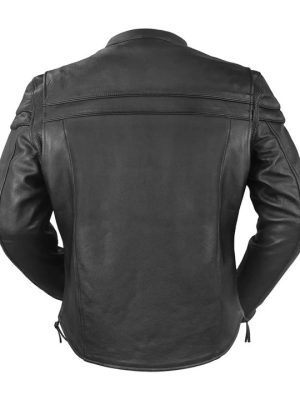 Men’s Maverick Motorcycle Black Leather Jacket