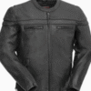 Men’s Maverick Motorcycle Black Leather Jacket