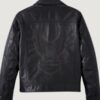 Men’s Motorbreath Leather Black Jacket - Image 2