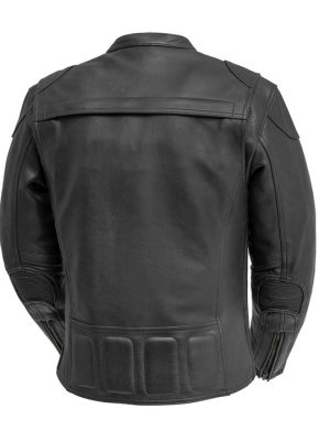 Men’s Nemesis Motorcycle Black Leather Jacket