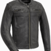 Men’s Nemesis Motorcycle Black Leather Jacket