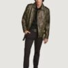 Men’s Oscar Grey Moto Jacket - Image 2