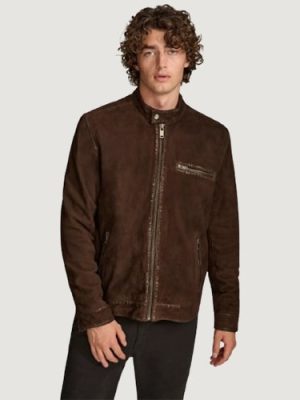 Men’s Paxton Zip Up Brown Jacket