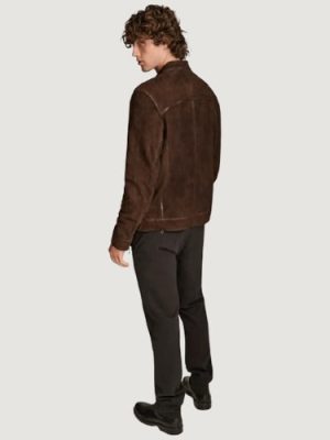 Men’s Paxton Zip Up Brown Jacket