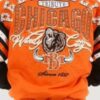 Men’s Pelle Pelle Orange Black Chicago Tribute Windy Jacket - Image 2