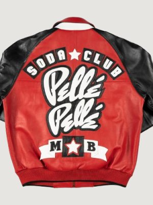 Men’s Pelle Pelle Soda Club Red Leather Jacket