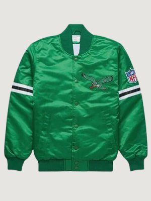 Men’s Philadelphia Eagles Letterman 90s Varsity Jacket