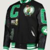 Men’s Pro Standard Black Boston Celtics Varsity Jacket