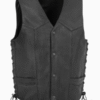 Men’s Rancher Motorcycle Western Style Leather Vest