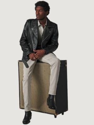 Men’s Rhodes Vintage Black Jacket