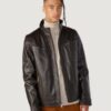 Men’s Sean Vintage Brown Leather Jacket