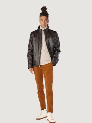 Men’s Sean Vintage Brown Leather Jacket