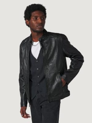 Men’s Seba Racer Black Jacket