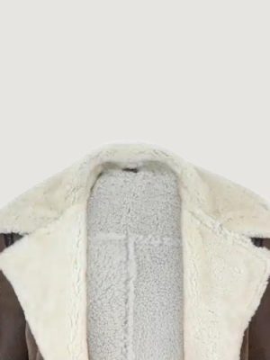 Men’s Shearling Brown Sheepskin Vintage Jacket