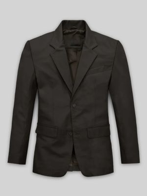 Men’s Soft Louis Brown Leather Blazer