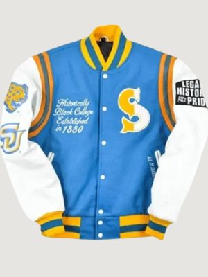 Men’s Southern University Motto 2.0 The Bluff Varsity Jacket