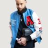 Men’s Stephen Curry Allen Iverson Blue Jacket - Image 2