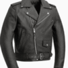 Men’s Superstar Motorcycle Black Leather Jacket