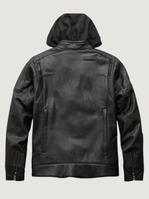 Men’s Swingarm 3-in-1 Black Leather Jacket